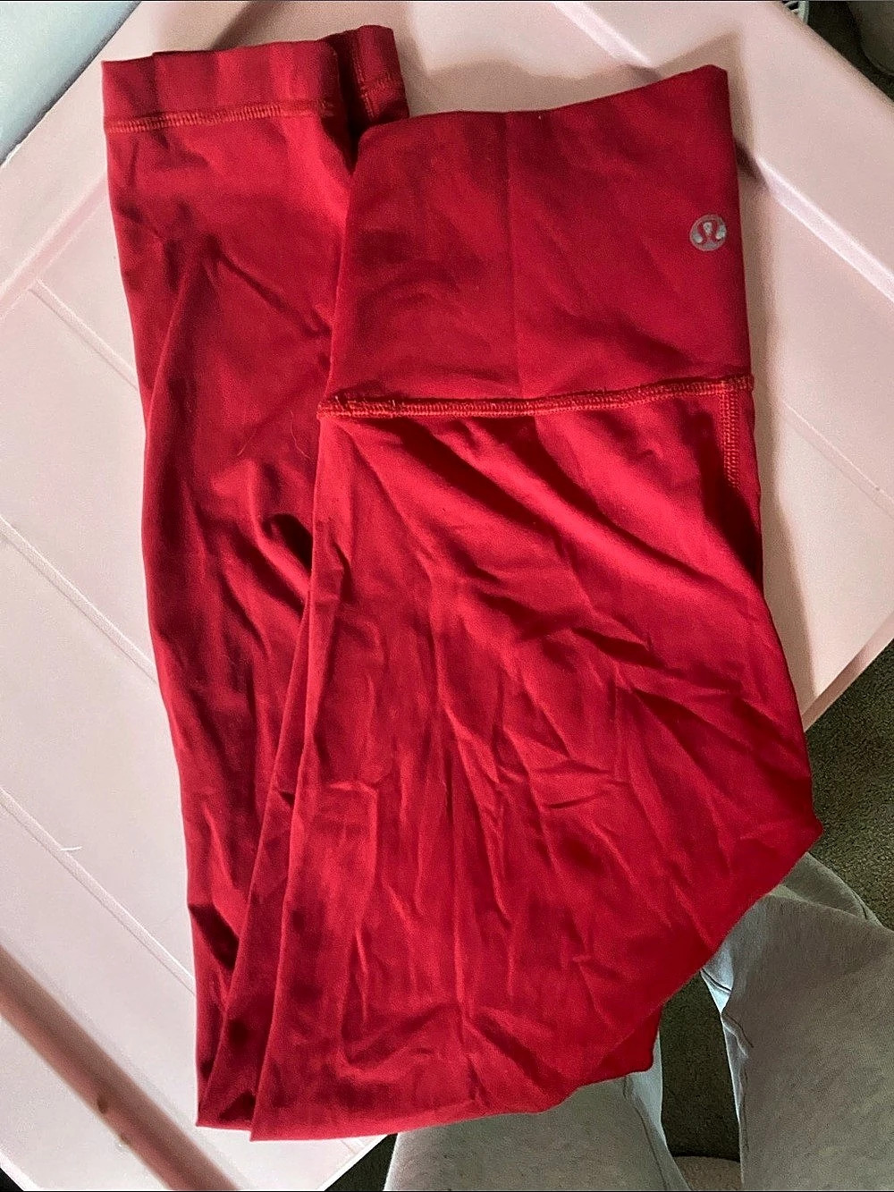 lululemon Athletic leggings in red